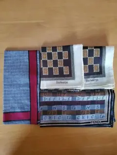 Burberrys & Fendi ハンカチセット