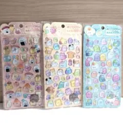 【正規ライセンス品】オバケーヌ　3枚セット　3D立体シール