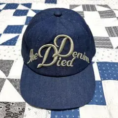 キャピタル　KAPITAL デニム　ベースボールキャップ　刺繍　ブルー　深め KAPITAL キャピタル キャップ メンズ 11.5ozデニムベースボール