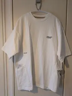 ベーセーストック　メンズ 白Tシャツ バックプリント付き