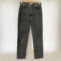 美品✦LEPSIM ストレートデニムジーンズパンツ S グレー ストレッチのサムネイル