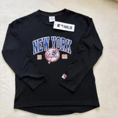 【新品】MLB New York Yankees 長袖Tシャツ ブラックのサムネイル