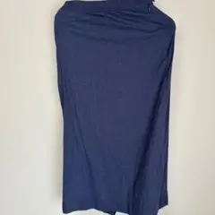 無印良品　 スカート ネイビー　ヘンプ入のサムネイル