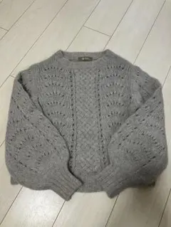 【年末セール‼️】ナノユニバース☆ざっくりケーブルニット