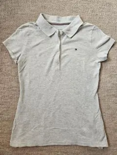 トミー　ポロシャツ　グレー