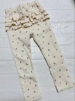 100センチ　petit main プティマイン　リブレギンス　パンツ