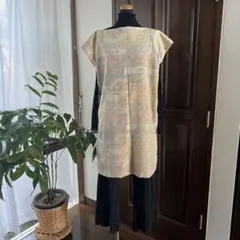 ル*ー様 着物リメイク　ロングチュニック