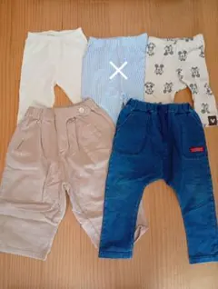 ベビー服 95cm以下 パンツ 4点セット