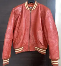 Harley Davidson 赤 ラムレザージャケット 90s