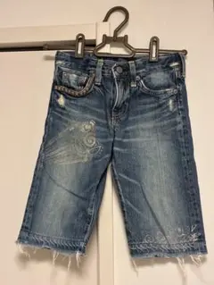 【極美品】HYSTERIC ハーフパンツ　デニム　キッズ　子ども