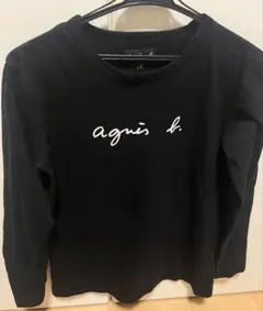 agni's b. 長袖Tシャツ黒色　Sサイズ