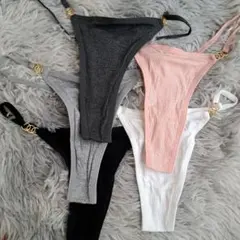 5枚セット シンプル 人気Tバック Mサイズ