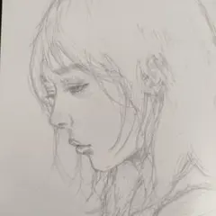 石川吾郎作☆石版画 ・リトグラフ「女性ポートレート」 1/100 - メルカリ