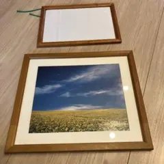 バラ売り可　シンプル木製フォトフレーム 壁掛け用　中古品⑤1個600円