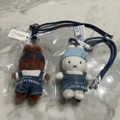 ソウル限定】ミッフィー miffy デニム キーリング3種セット - メルカリ