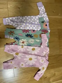 NEXT baby花柄ロンパース3点セット