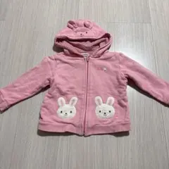 MIKIHOUSE うさぎパーカー 80