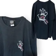 サンタクルーズ ロンT ハンド L 黒 綿 ブラック ロック 長袖 Tシャツのサムネイル