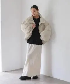 ローリーズファーム モンスターショートコート　アイボリー