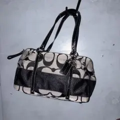 COACH シグネチャー ミニボストンバッグ Y2K