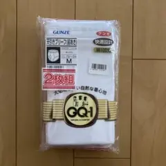 未開封新品　グンゼGUNZE GQ-1 天引きブリーフパンツ 2枚組 Mサイズ