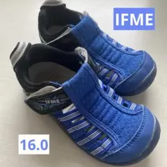 IFME イフミー キッズ 16cm ブルー サンダル　マジックテープ 送料込み