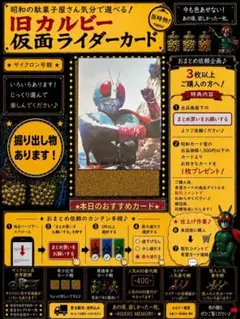 旧カルビー仮面ライダーカード No.176 N初版【異種】本文 ミニサイクル