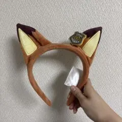 ズートピア　ニック　カチューシャ 【上海ディズニー限定】