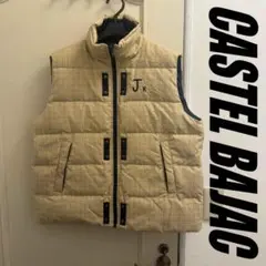 カステルバジャック/リバーシブル/ダウンベスト/キッズS(100/110相当)