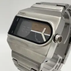 新品電池 FOSSIL 腕時計 デジアナ JR-9306 希少 レトロ メンズ
