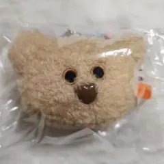 【新品】mojojojo ビーズチェーン付きフェイスマスコット3 茶クマ くま①