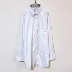 美品　未使用品質　AOKI　LES MUES　長袖シャツ　メンズ3L相当　白系