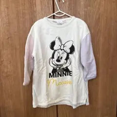 ZARA ミニーマウス トレーナー ワンピ　110cm