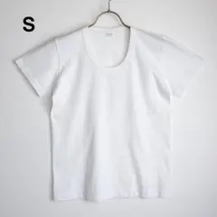 K*☆様 【希少】Uネック Tシャツ S ホワイト 無地 日本製のサムネイル