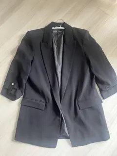 【セール/未使用】ZARA ブラックジャケット　※USA Mサイズ