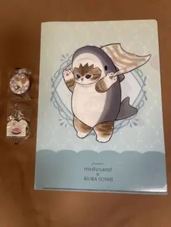 mofusand モフサンド　くら寿司　クリアファイル、ステッカー、缶バッジ