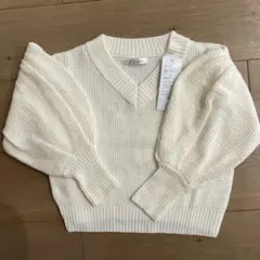 KOBE LETTUCE アイボリー Vネックニット Fサイズ