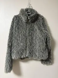 JEANASIS MIXカラーファーブルゾン　グレー