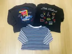 【3点まとめ売り】長袖 Tシャツ 80