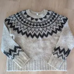 UNIQLO ノルディック柄セーター Mサイズ