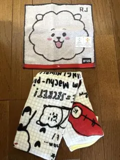 BTS RJ フェイスタオル　ハンドタオル　 2種セット