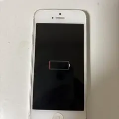 ジャンク品　Apple iPhone 5 シルバー 本体