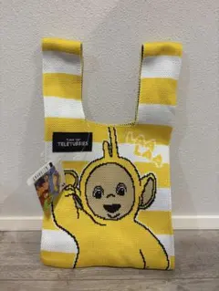 テレタビーズ　ニットトートバッグ　ラウンドワン限定　黄色