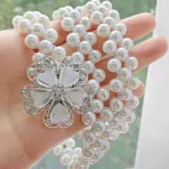 帯留め　ベルト　和×洋　フォーマル　パール調　着物　ドレス