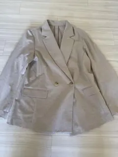 【値下げ】ベージュ ダブルブレスト スーツ セット M