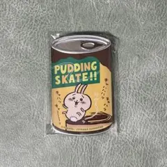 ちいかわ　うさぎ　プリン　缶バッジ