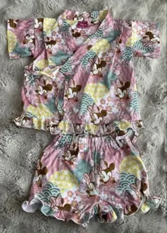 ミニーちゃん 甚平 浴衣 ディズニー