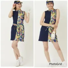 Loud mouth カノコ素材 シャガデリックブルー 吸汗速乾 ワンピース　L