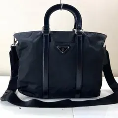 プラダ 3645 ハンドバッグ トート ショルダーバッグ2way 黒のサムネイル