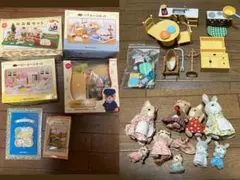 シルバニアファミリー 家具 人形 まとめ売り ベビールーム バスルーム キッチン